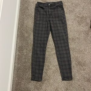 AE Plaid Super Hi Rise Jegging